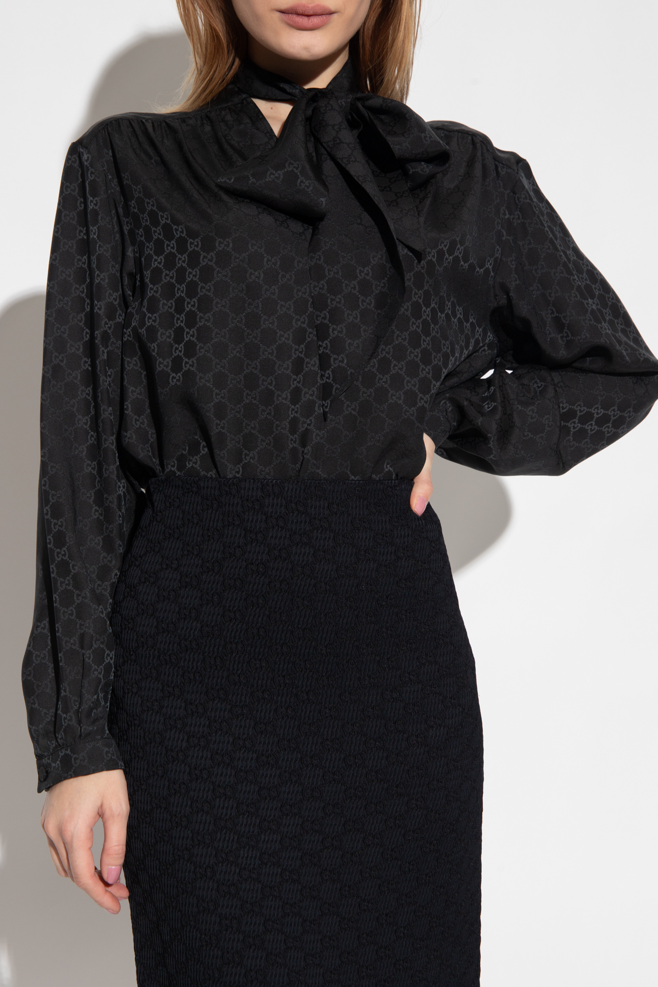 Gucci Silk shirt with monogram | Women's Clothing | Vitkac
